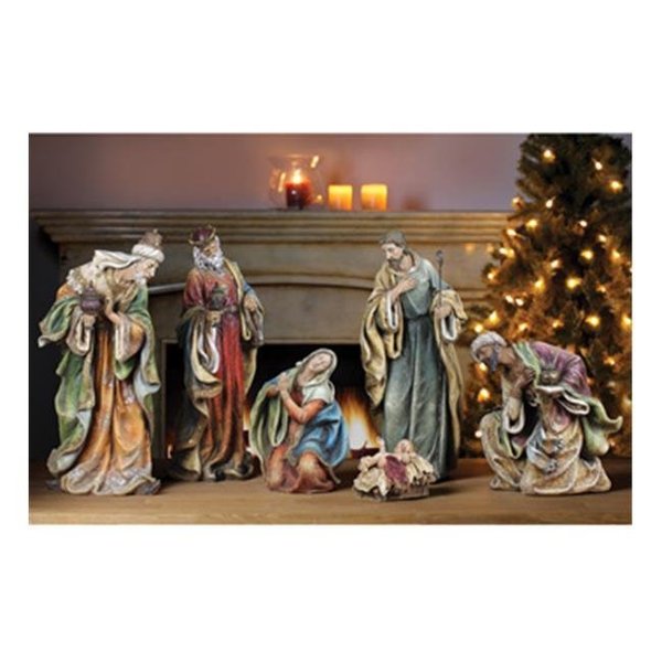 Napco NAPCO 46008 Nativity Set Figurine; Set of 6 46008